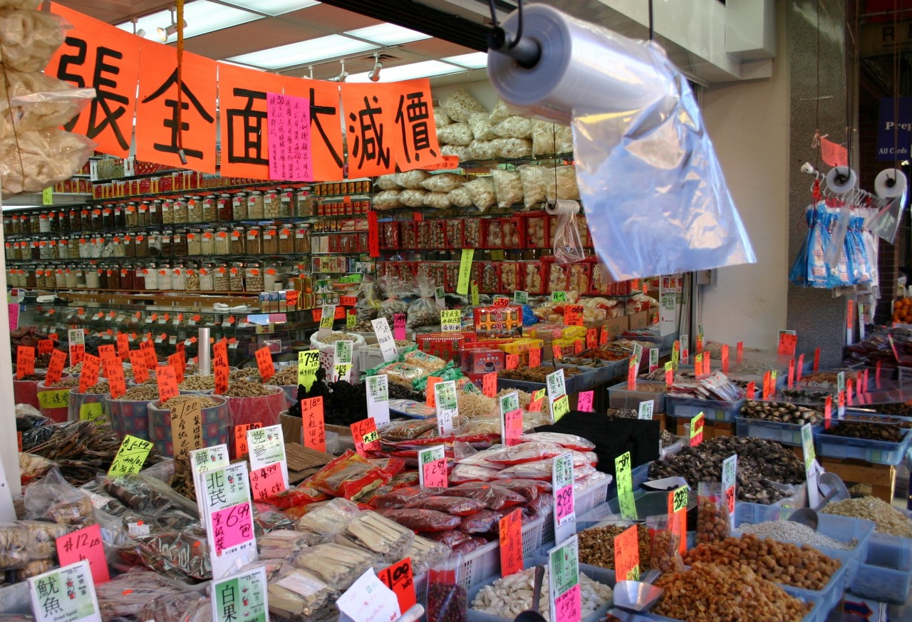 Marché chinois, Vancouver.