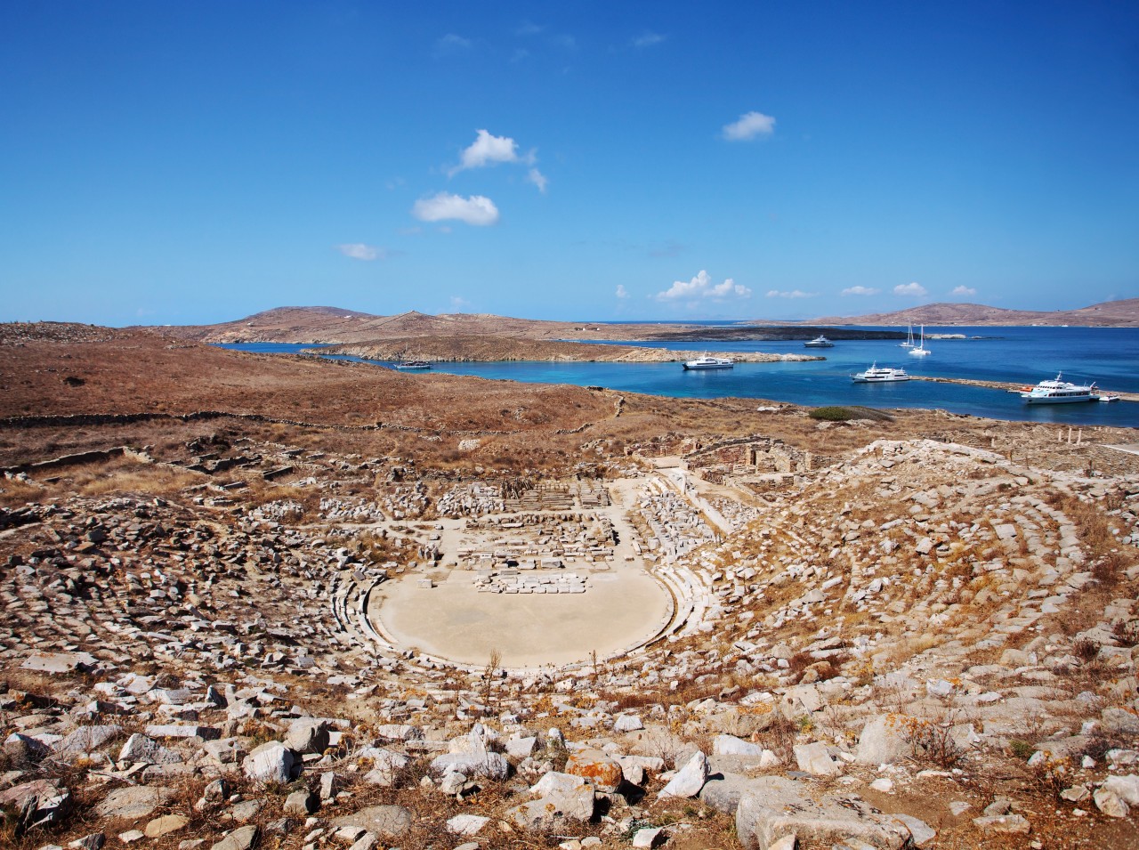 Amphithéâtre de Délos.