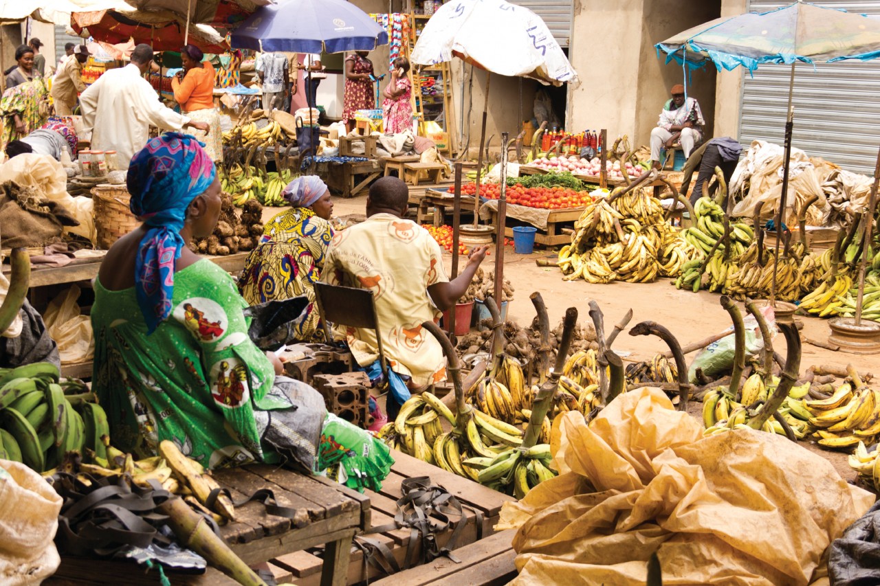 Marché de Yaoundé.