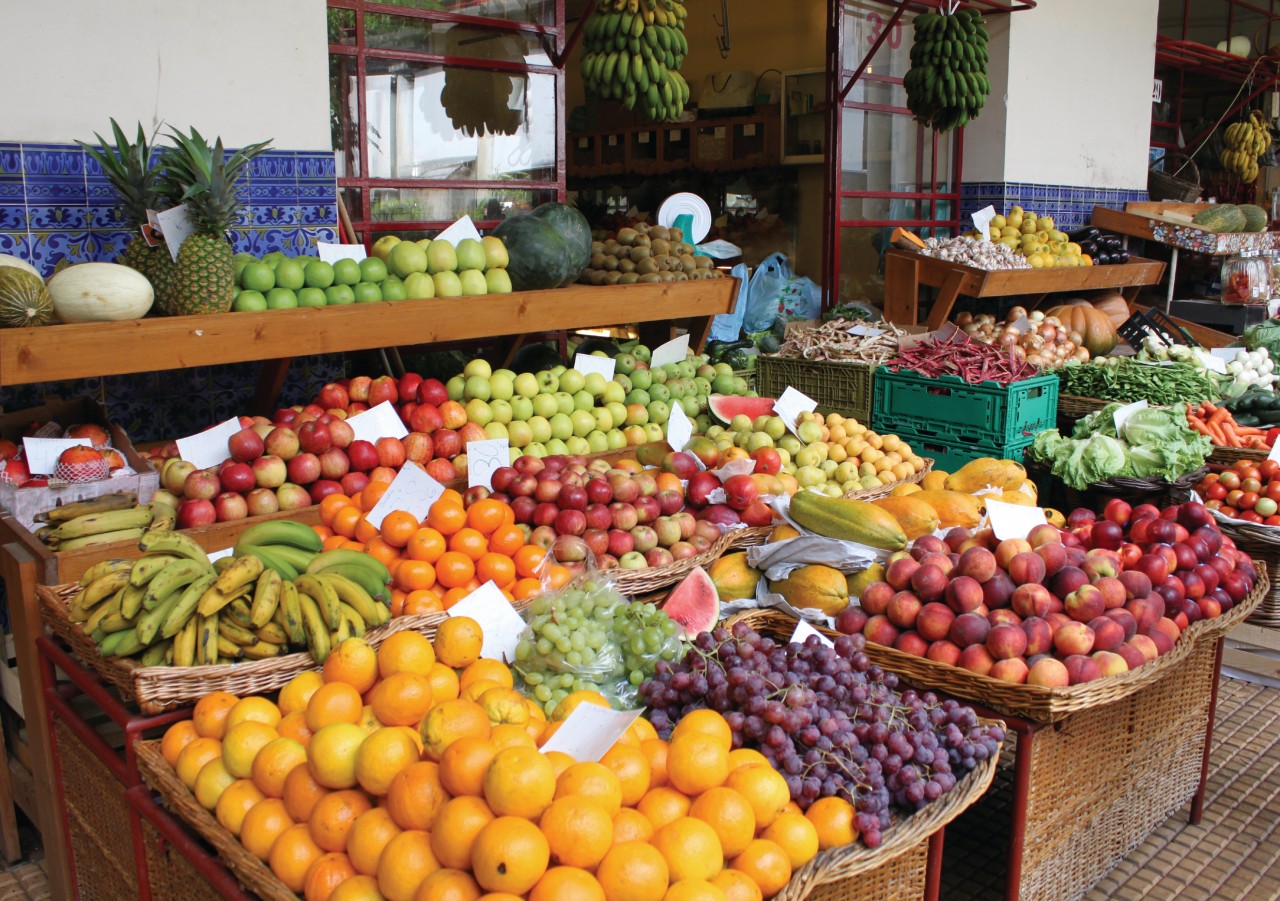 Marché sur l'archipel de Madère.