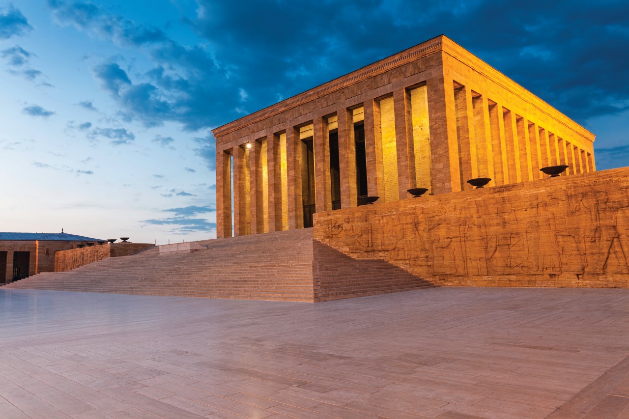 Mausolée d'Atatürk à Ankara.