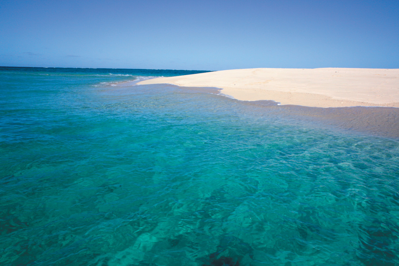 L'îlot de sable blanc fait partie des incontournables !