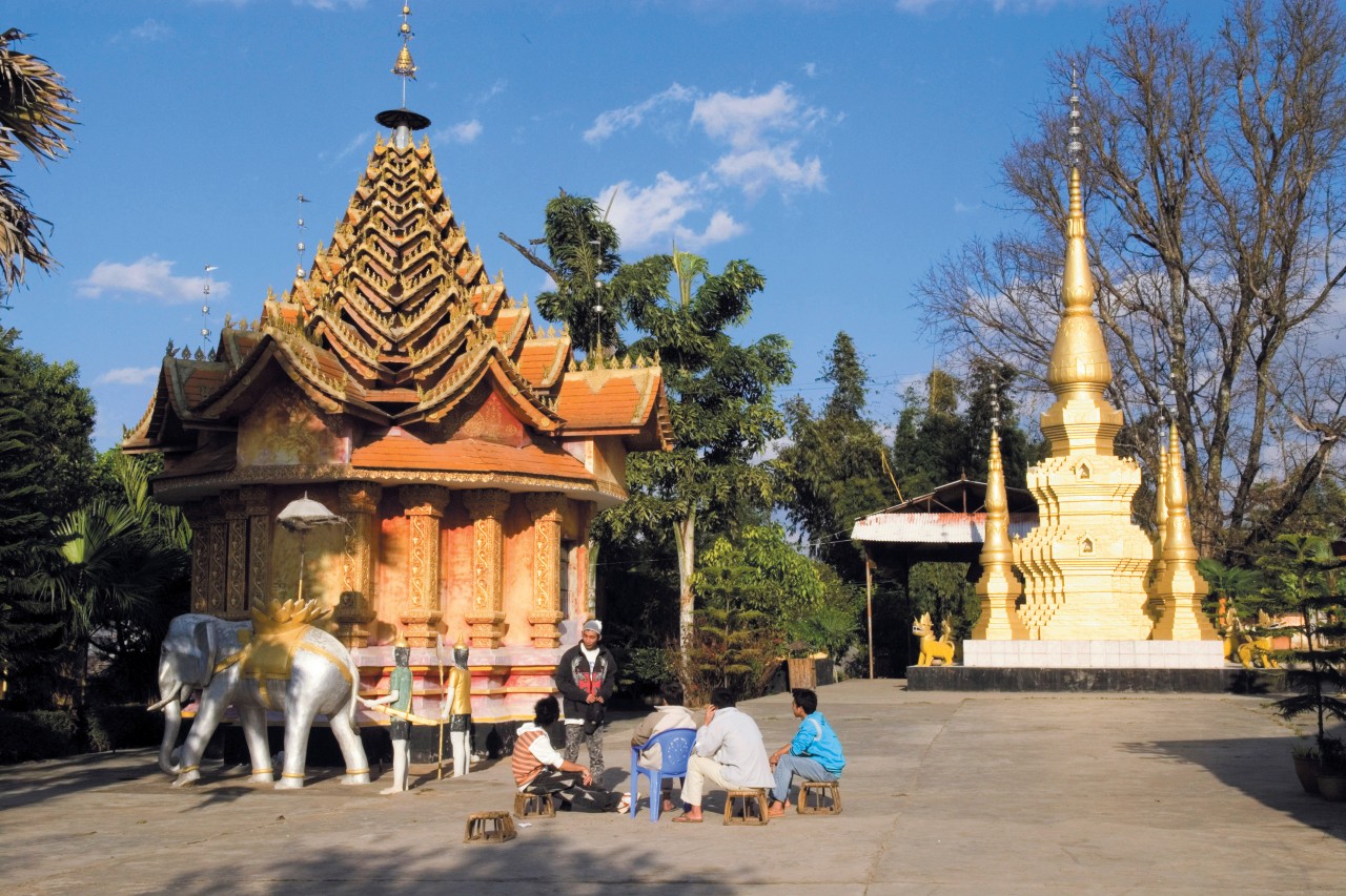 Temple bouddhiste.