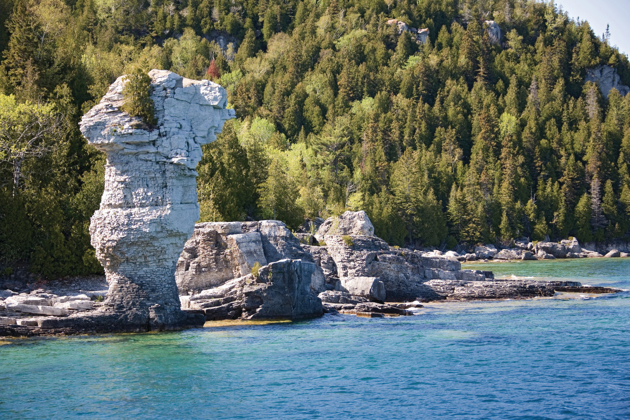 Flowerpot Island.