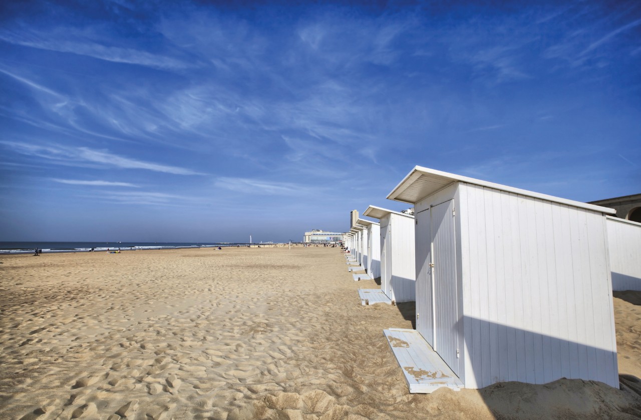 Cabanes de plage à Ostende.