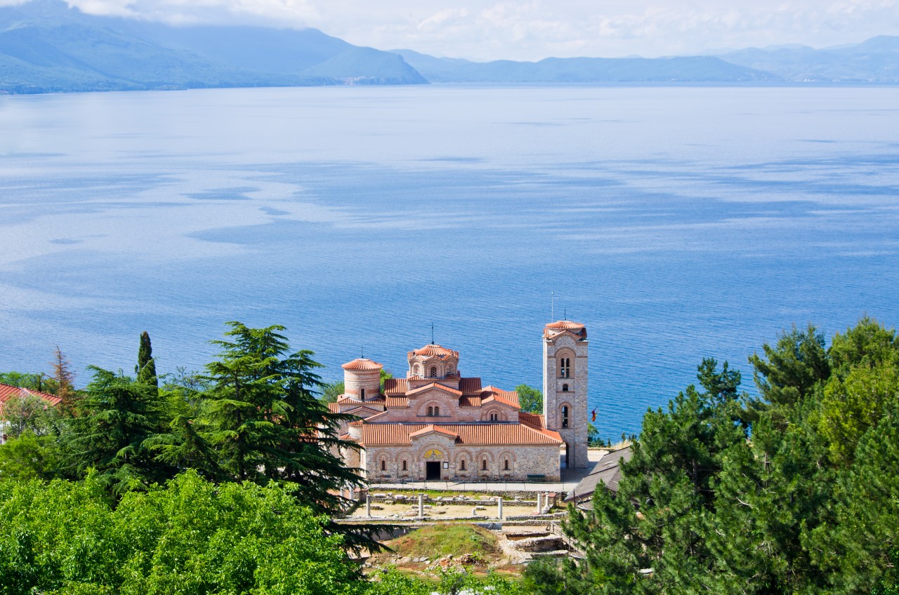Monastère Saint-Pantelejmon d'Ohrid.