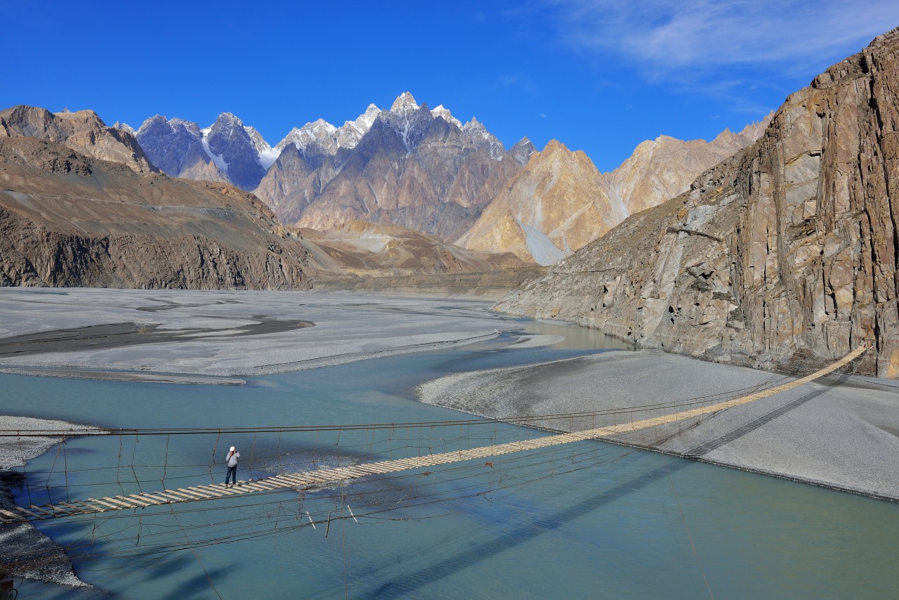 Paysage près de Passu.