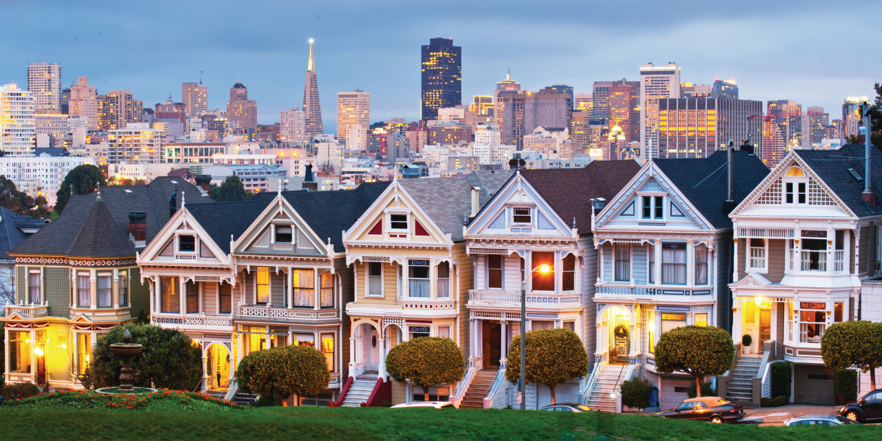 Alomo Square, Pacific Heights.