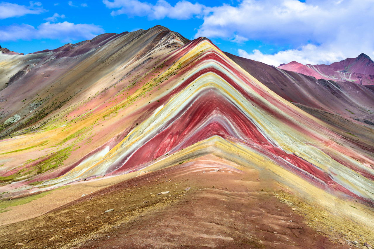 Vinicunca ou la montagne arc-en-ciel.