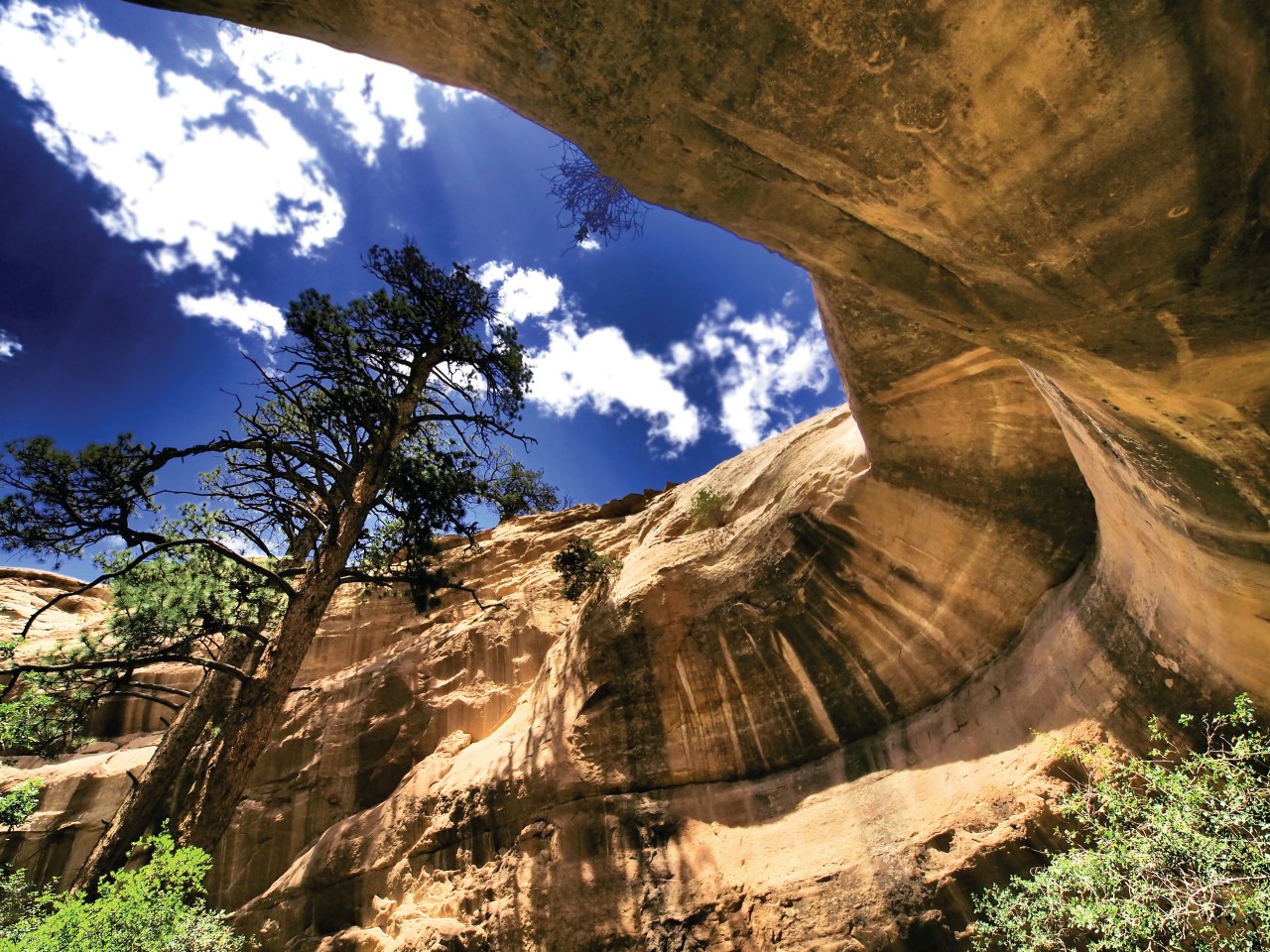 Rock window, dans le Red Rock State Park, près de Gallup.