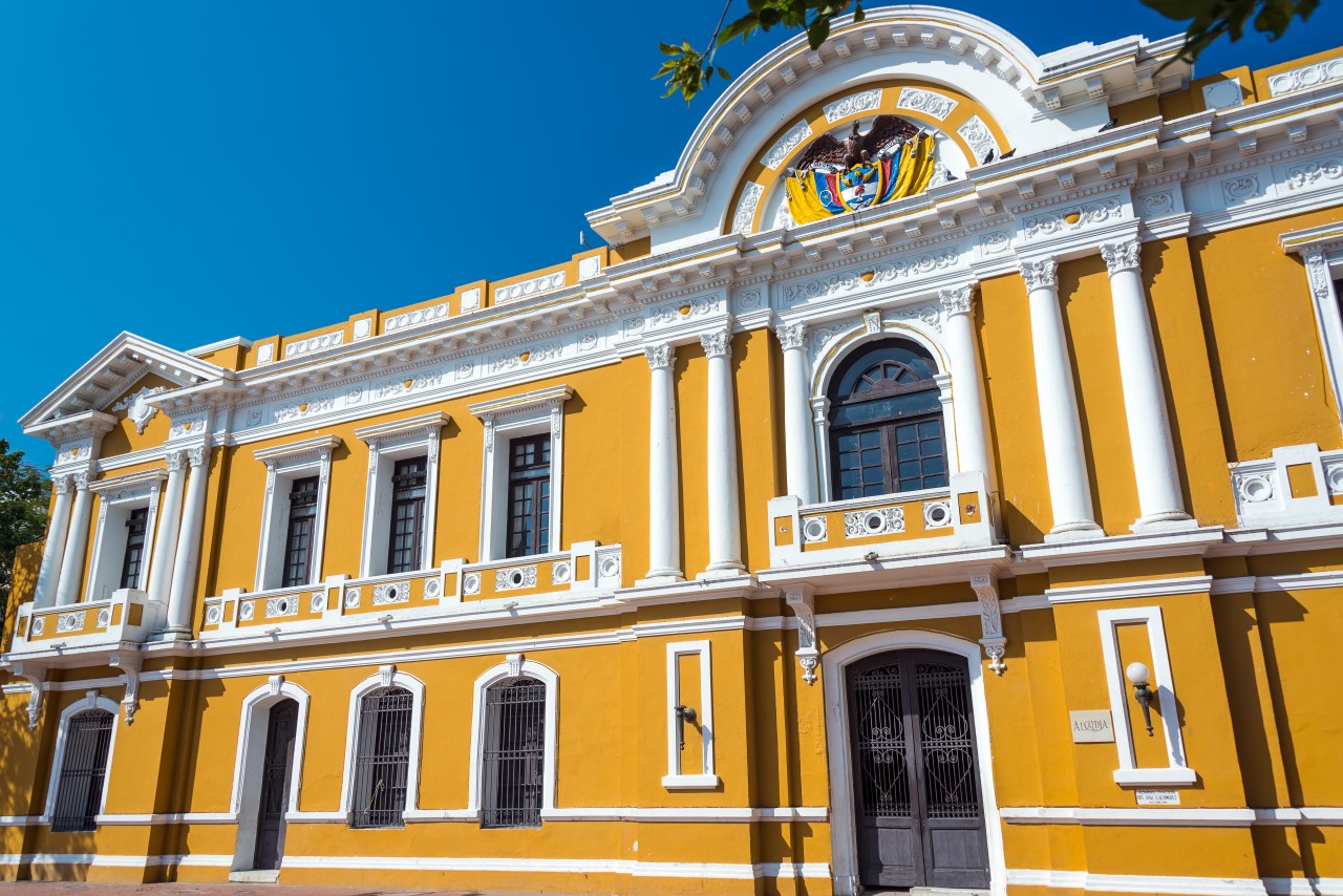 L'hôtel de ville de Santa Marta.