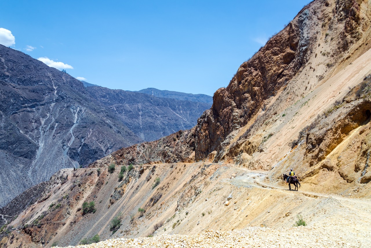 Dans la vallée de Colca, près de Cabanaconde.