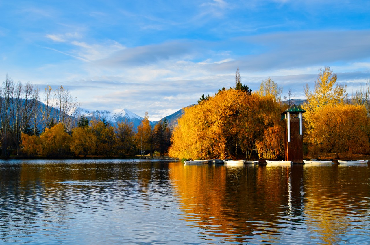 Été indien dans la région du lac de Puigcerdà.