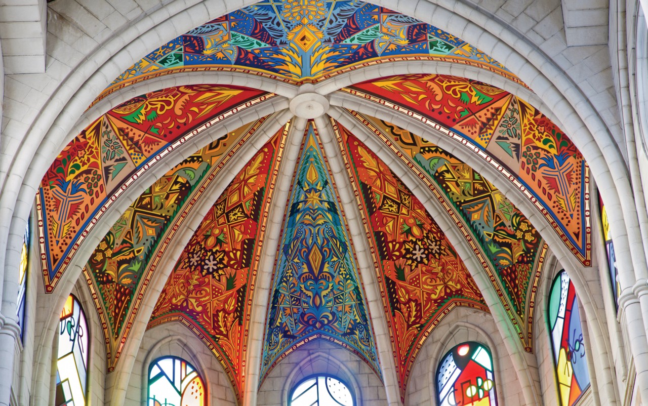 Intérieur de la Cathédrale Nuestra Señora de la Almudena.