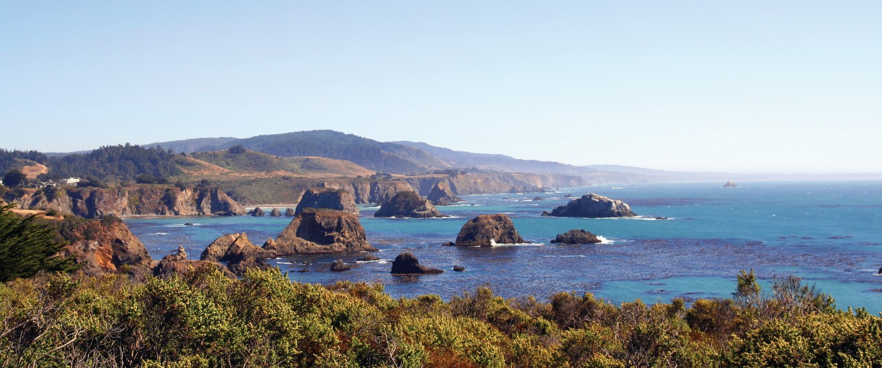 Panorama de Mendocino.