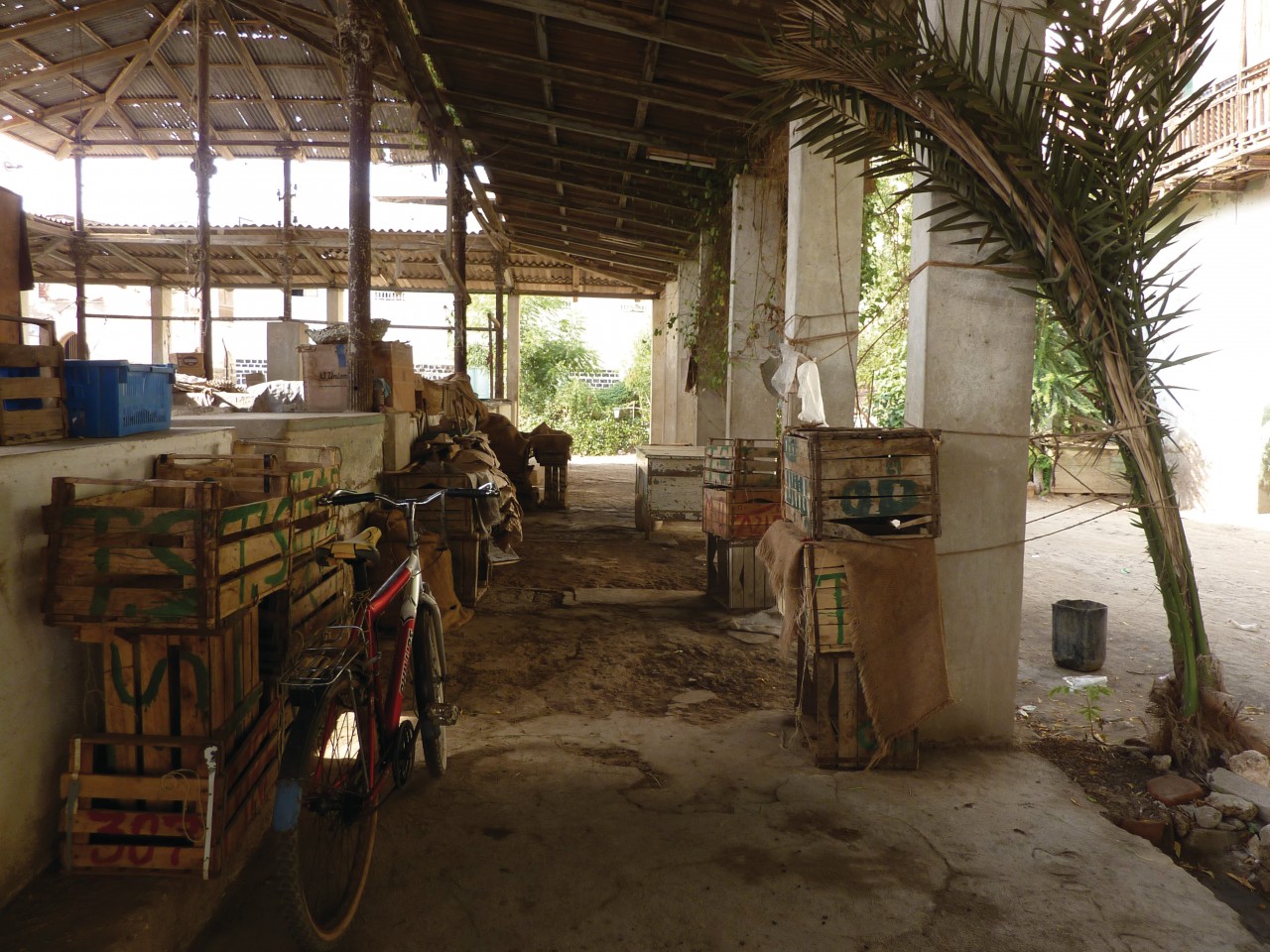 Ancien marché couvert dans la vieille ville de Massawa.