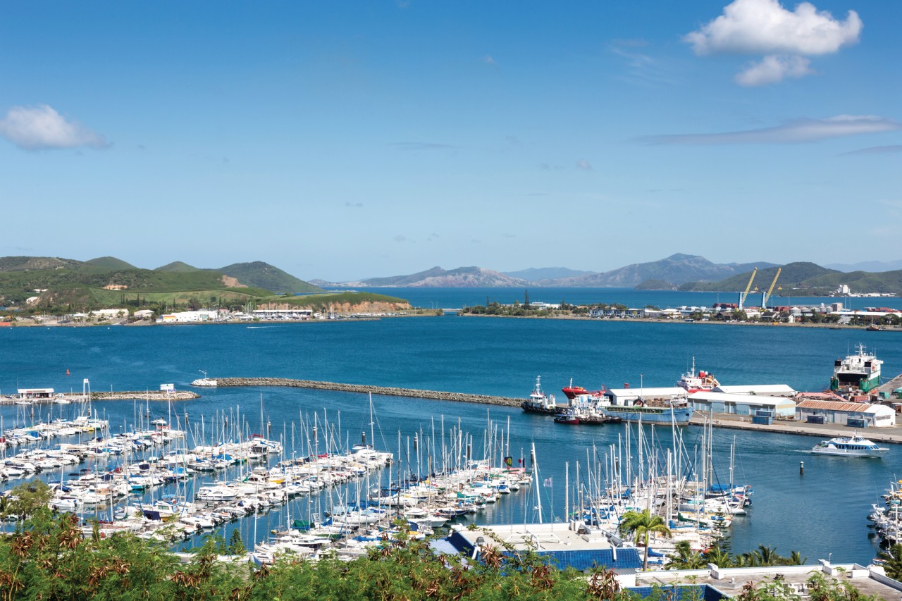 La marina de Nouméa.