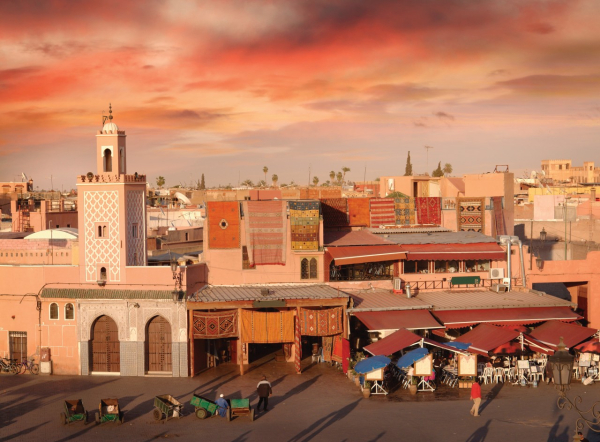 Place Jemaâ El Fna Rue Place Quartier Marrakech