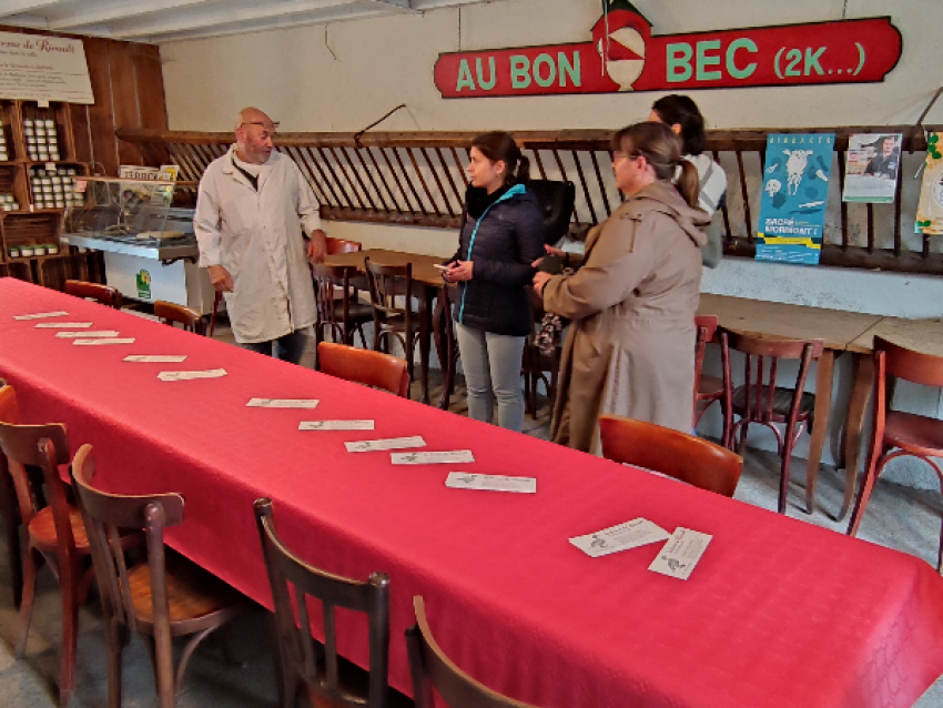 Atelier confection de foie gras à la Ferme de Rivault
