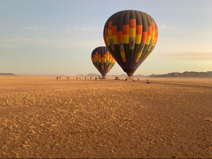 Balade en ballon à Sossusvllei