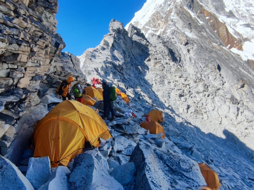 Ascension de l'Amadablam