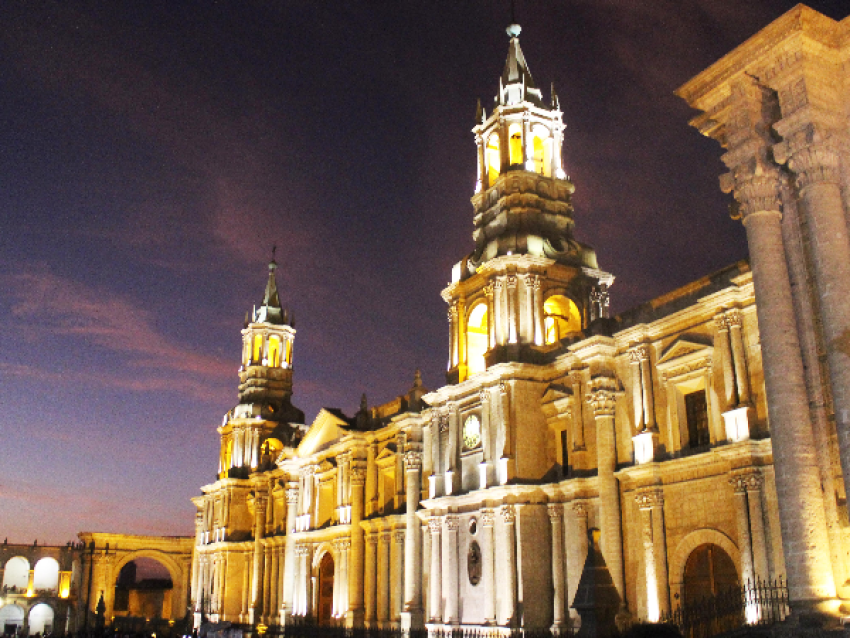 Cathédrale d'Arequipa - Voyage au Pérou
