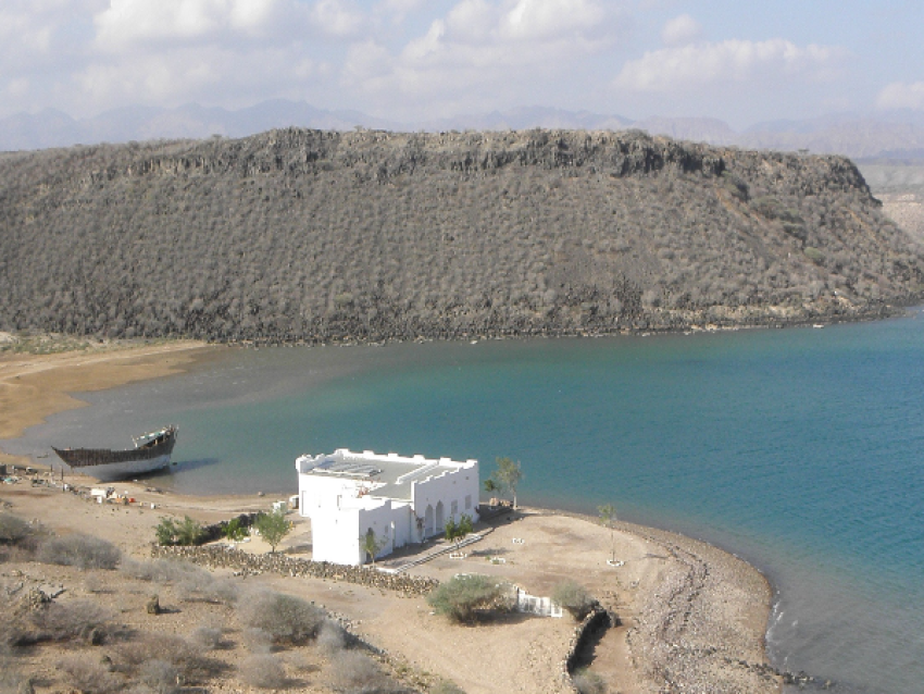 Maison de JF Deniau dans la crique de Ras Ali