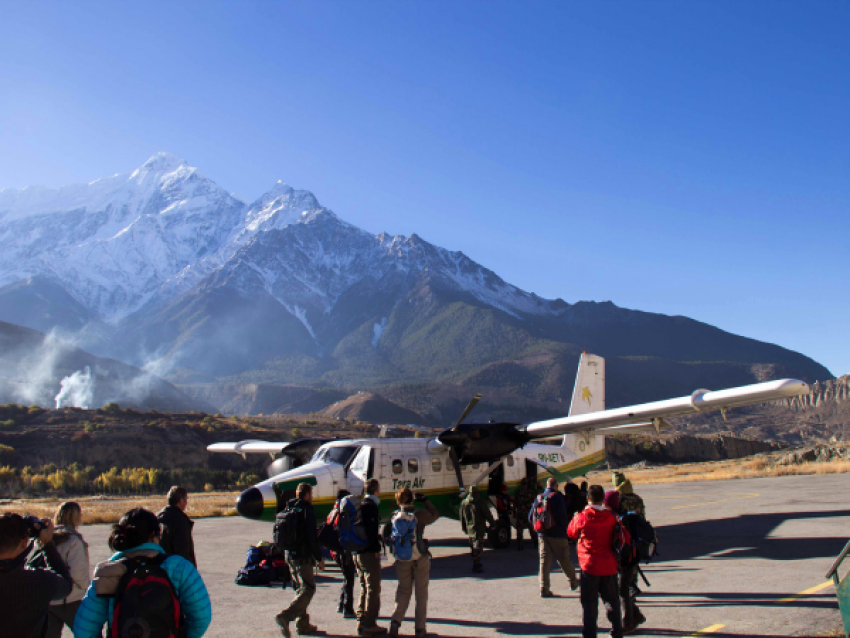 Vol de Pokhara à Jomsom