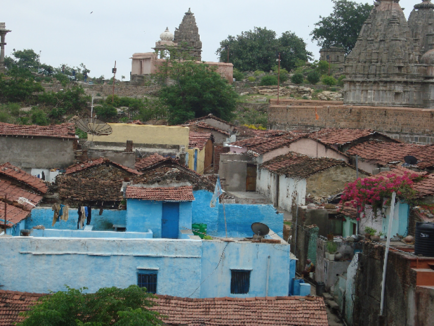 Village bleue Radjastan