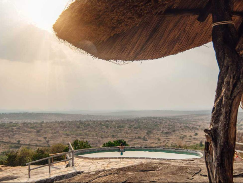 Rwakobo Rock Lodge dans le parc national du lac Mburo