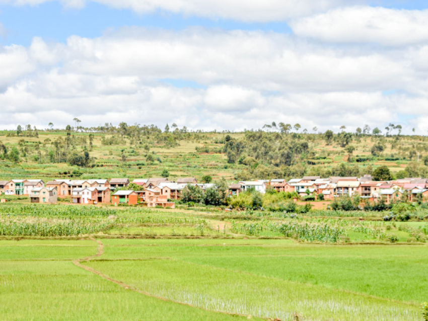 Paysage sur la RN7
