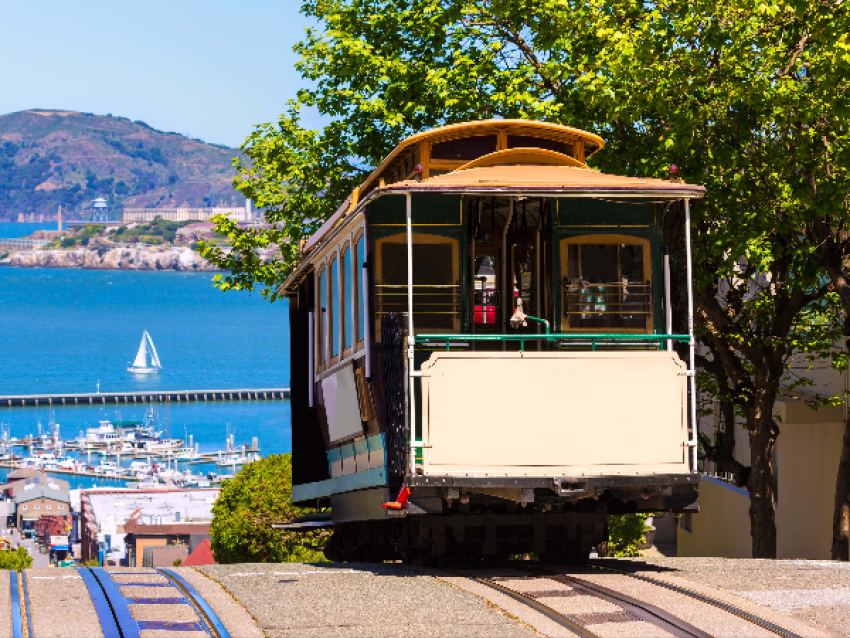 Cable car à San Francisco