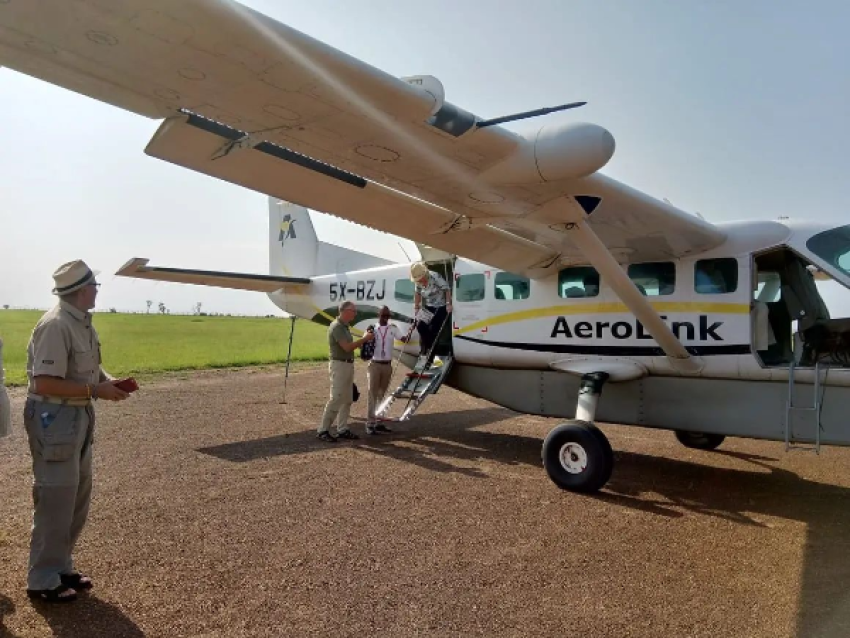 Transfert en avion par Aerolink