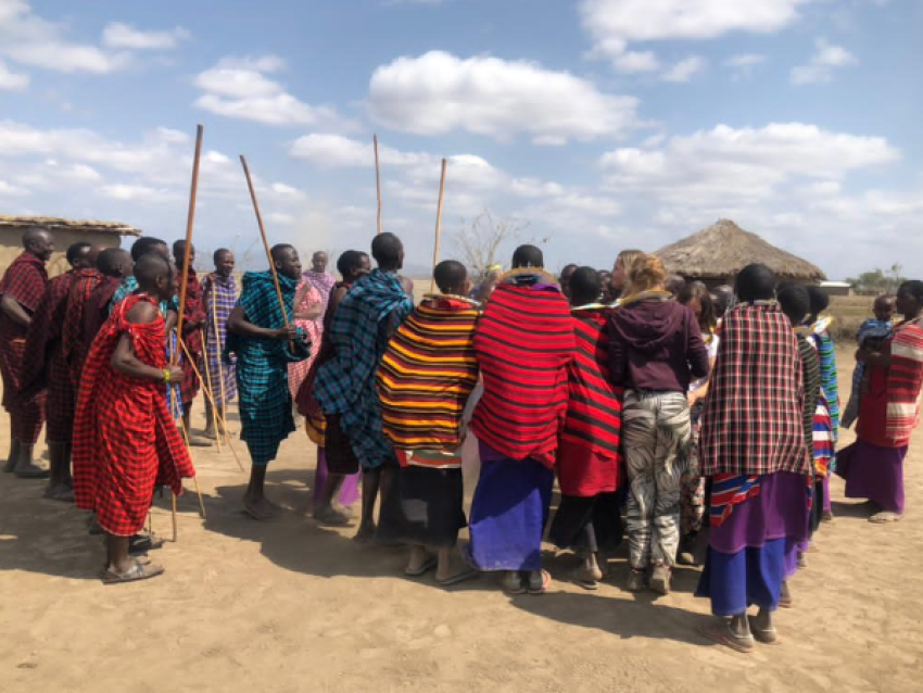 maasai à ngorongoro